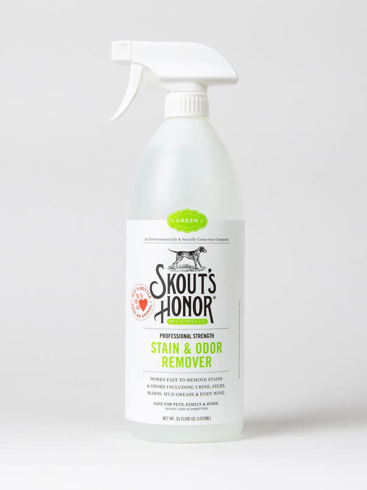 An Image displaying Skout's Honor Odor Deoderizer Stain and Odor Remover. Now Available on the Pet Friendly's website in the Philippines. Check out our amazing range of products today!