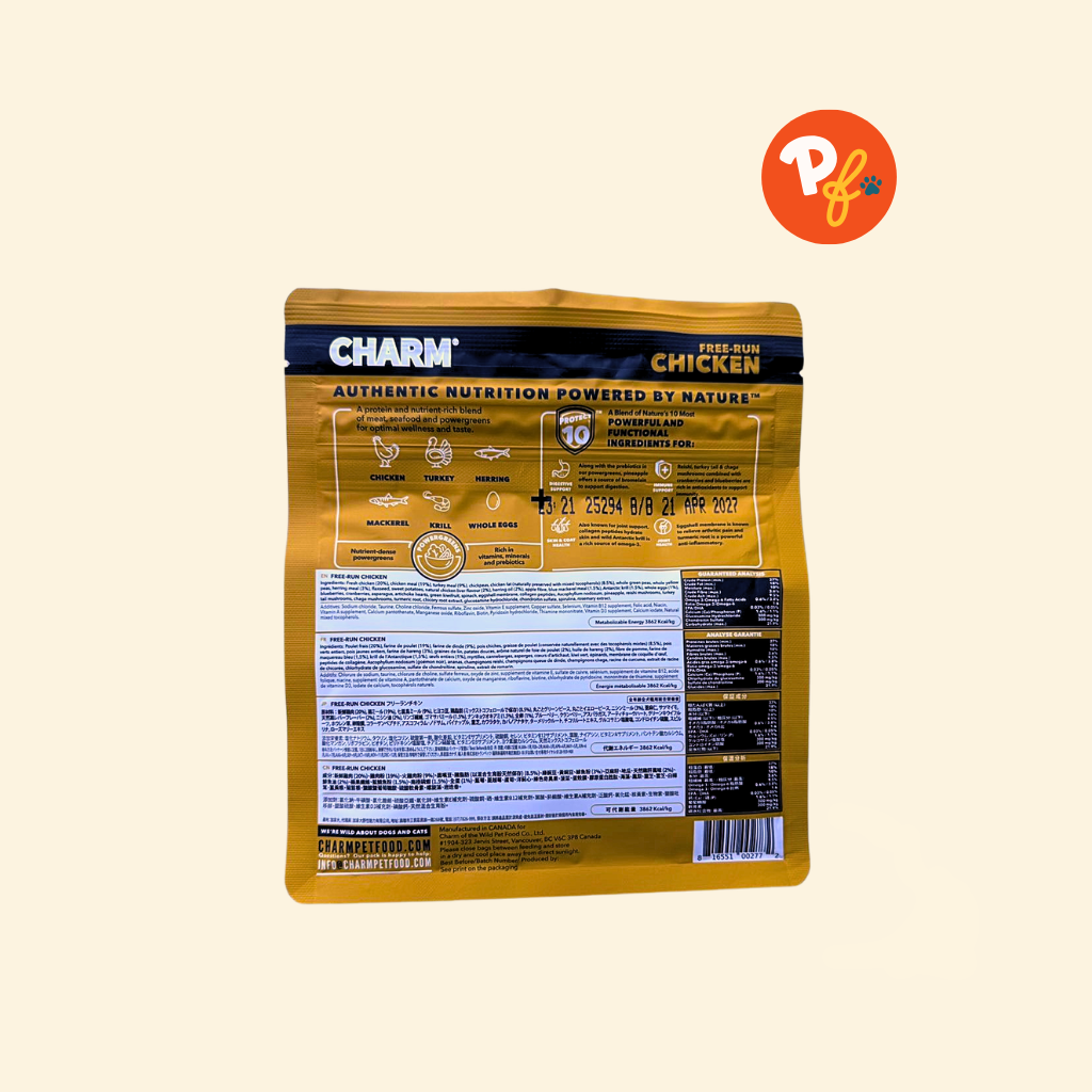 Charm - Freerun Chicken K9 340g