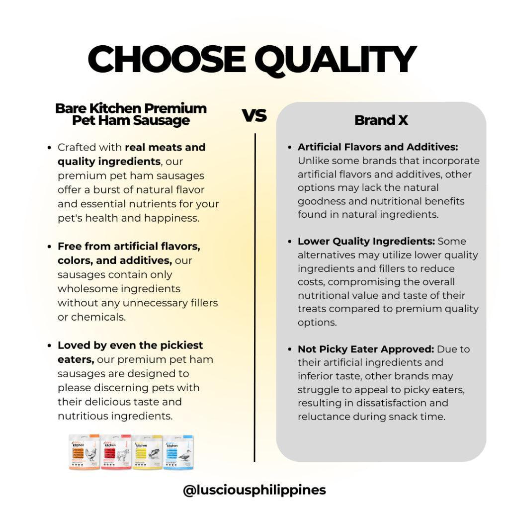 Bare Kitchen - Sausage - Pet Friendly's PH