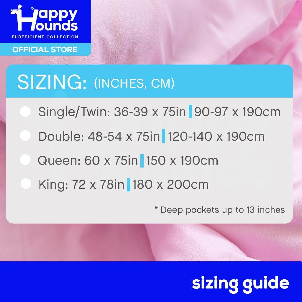 Happy Hounds 4-in-1 Furfficient Hydrophobic Sheets Set (Deep Sea Blue) - Pet Friendly's PH