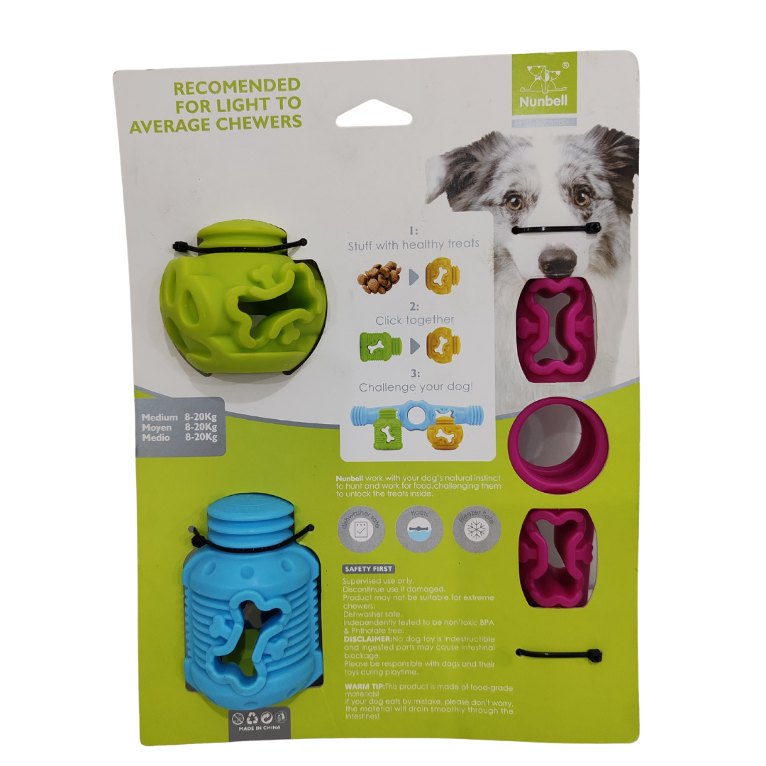 Nunbell - Pet Interactive Connectables Toy 3PCS (BIG 8-20KG)