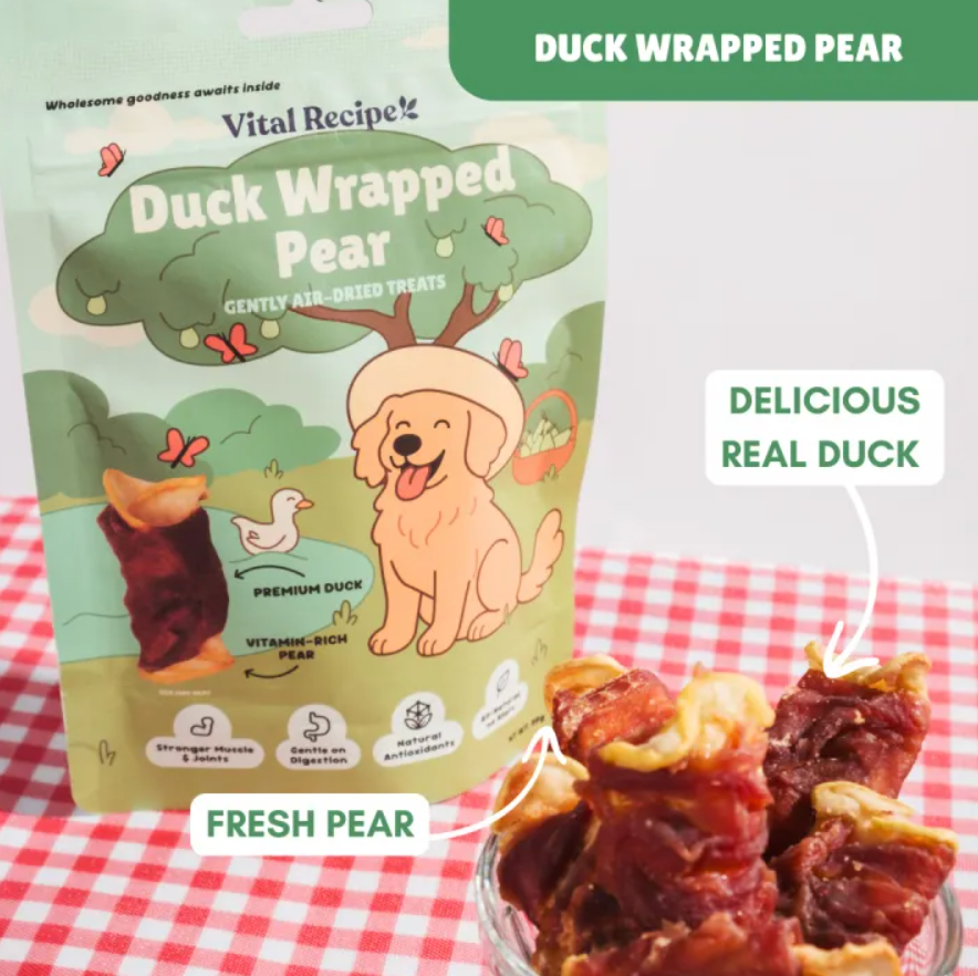 Vital Recipe Duck Wrapped Pear