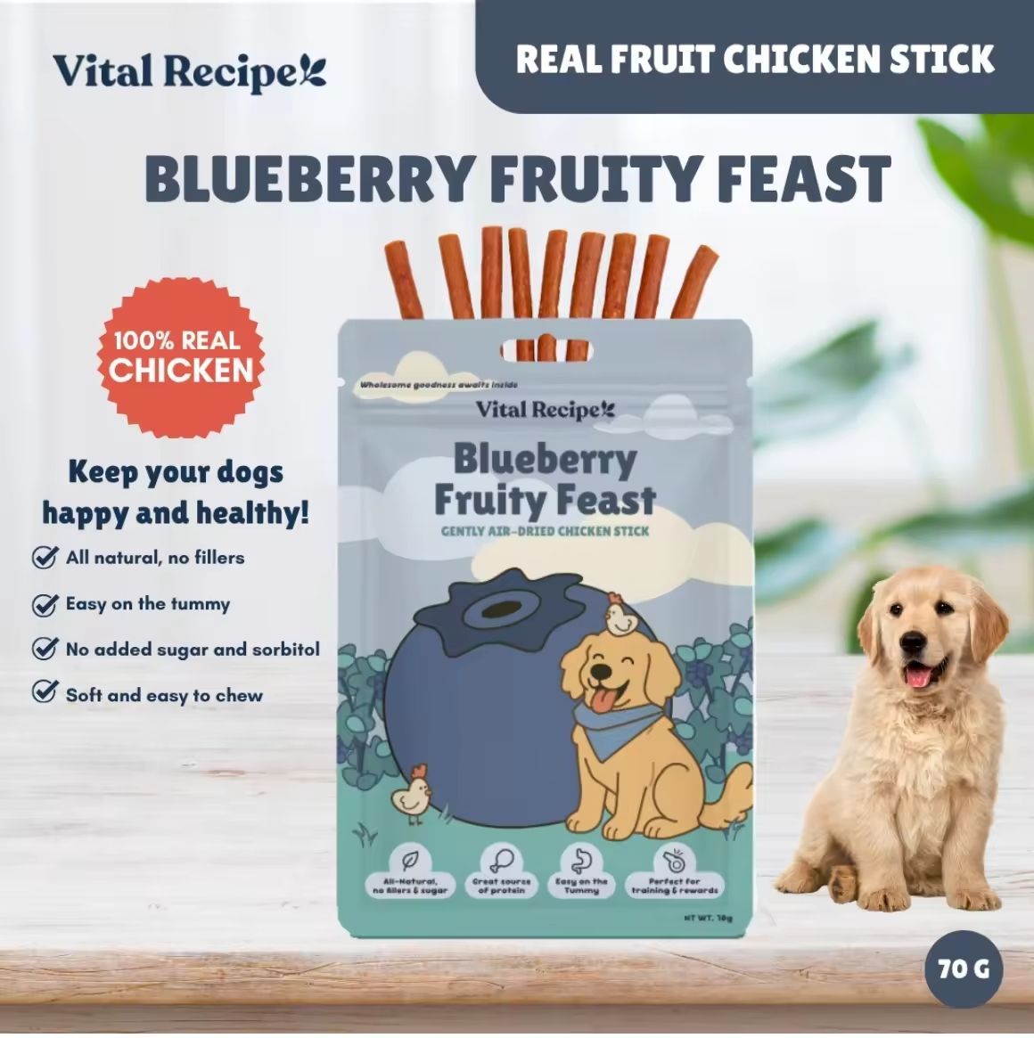 Vital Recipe - Blueberry Fruity Feast
