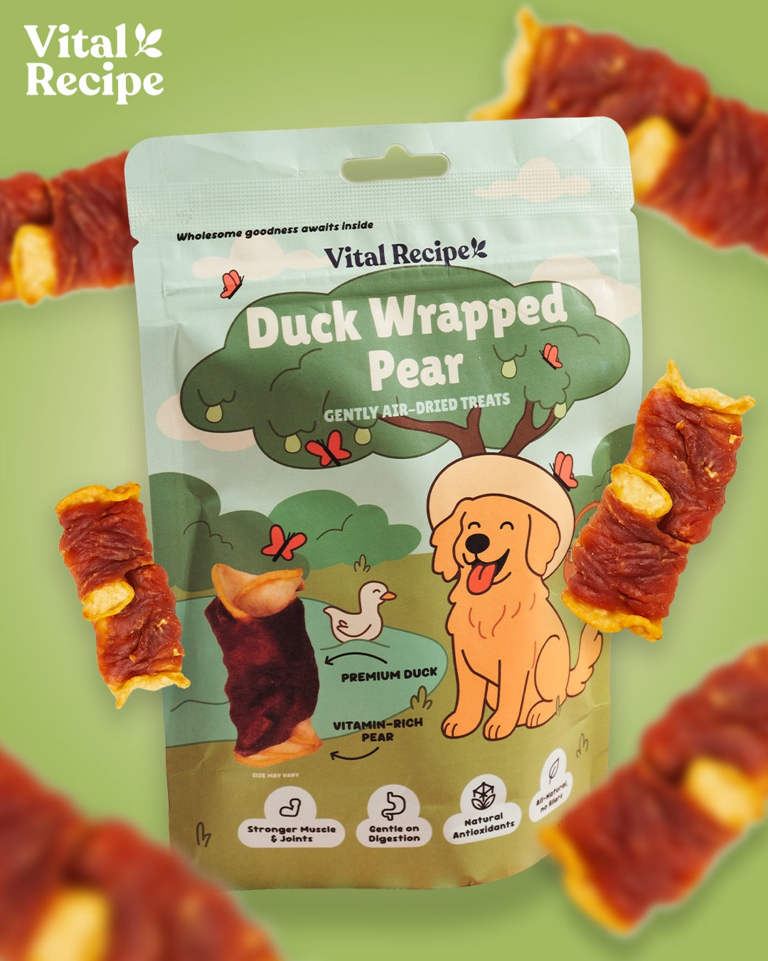 Vital Recipe Duck Wrapped Pear