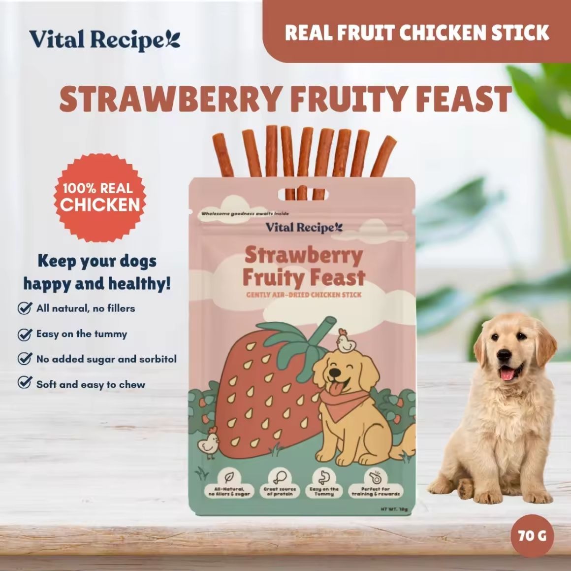 Vital Recipe - Strawberry Fruity Feast