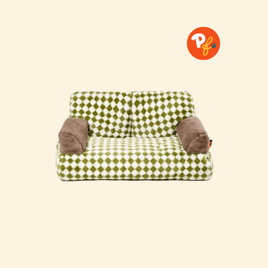 Mewoo - Argyle Cloud Pet Bed