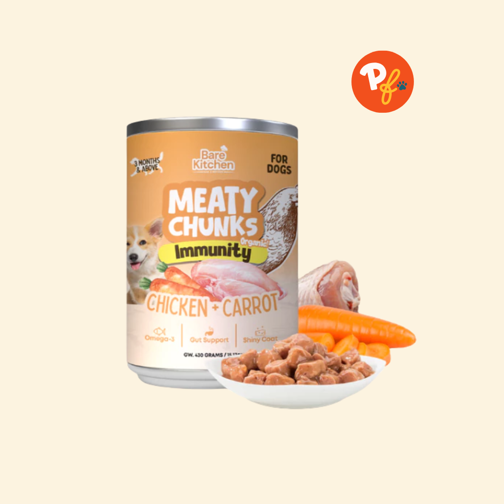 Bare Kitchen Canned Wet Dog Food (Chicken + Carrot)