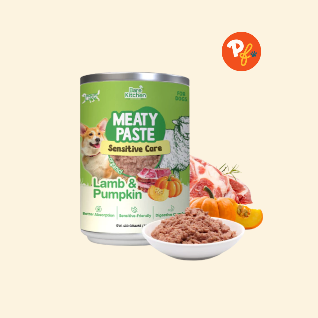 Bare Kitchen Canned Wet Dog Food (Lamb + Pumpkin)