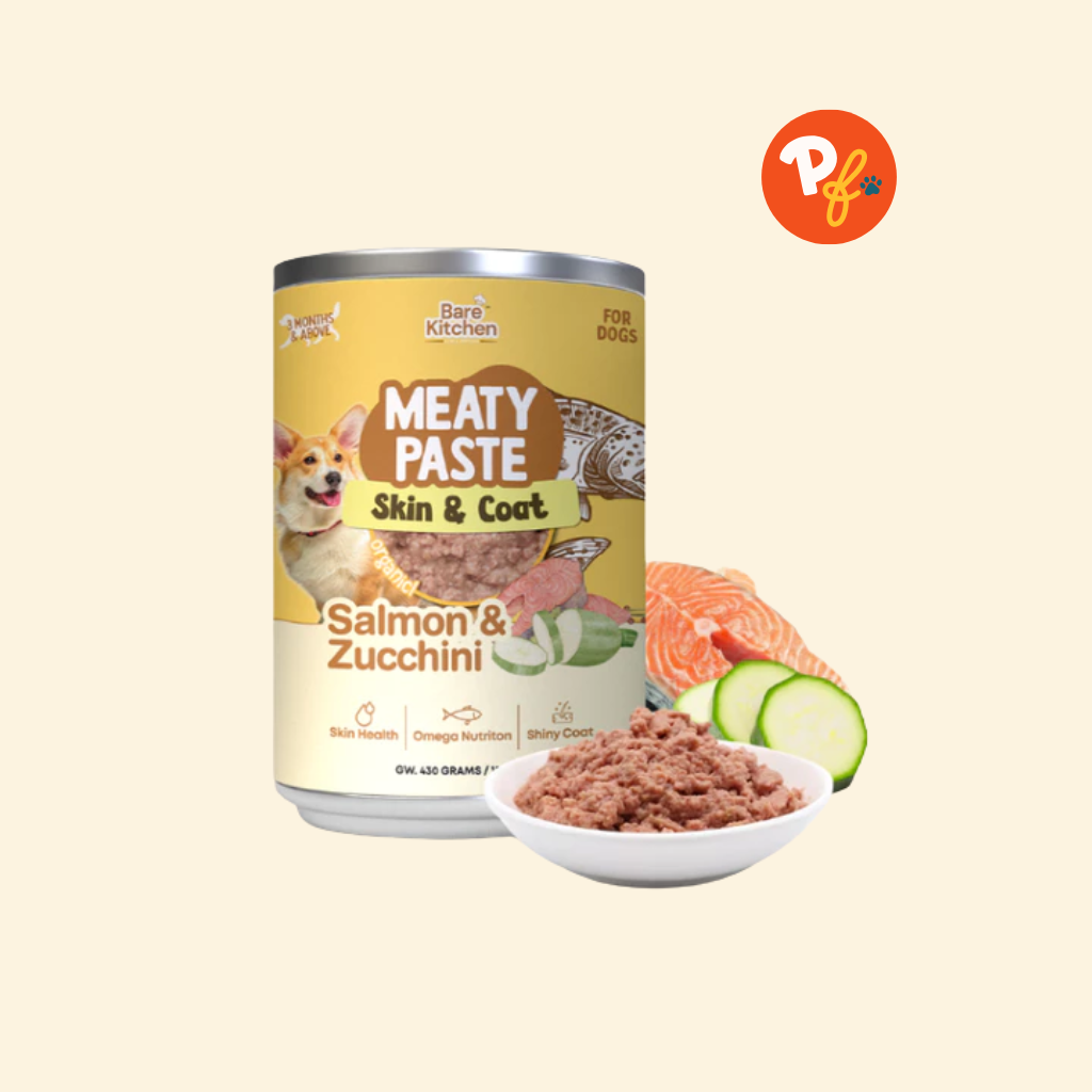 Bare Kitchen Canned Wet Dog Food (Salmon + Zucchini)
