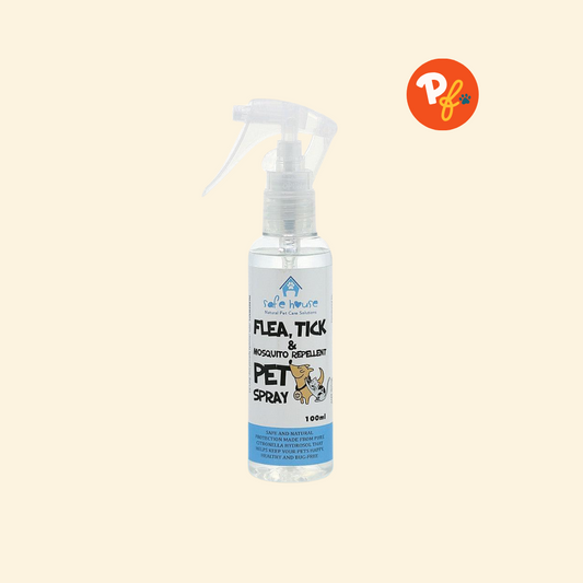 Safe House - Flea, Tick & Mosquito Repellant Pet Spray 100ml