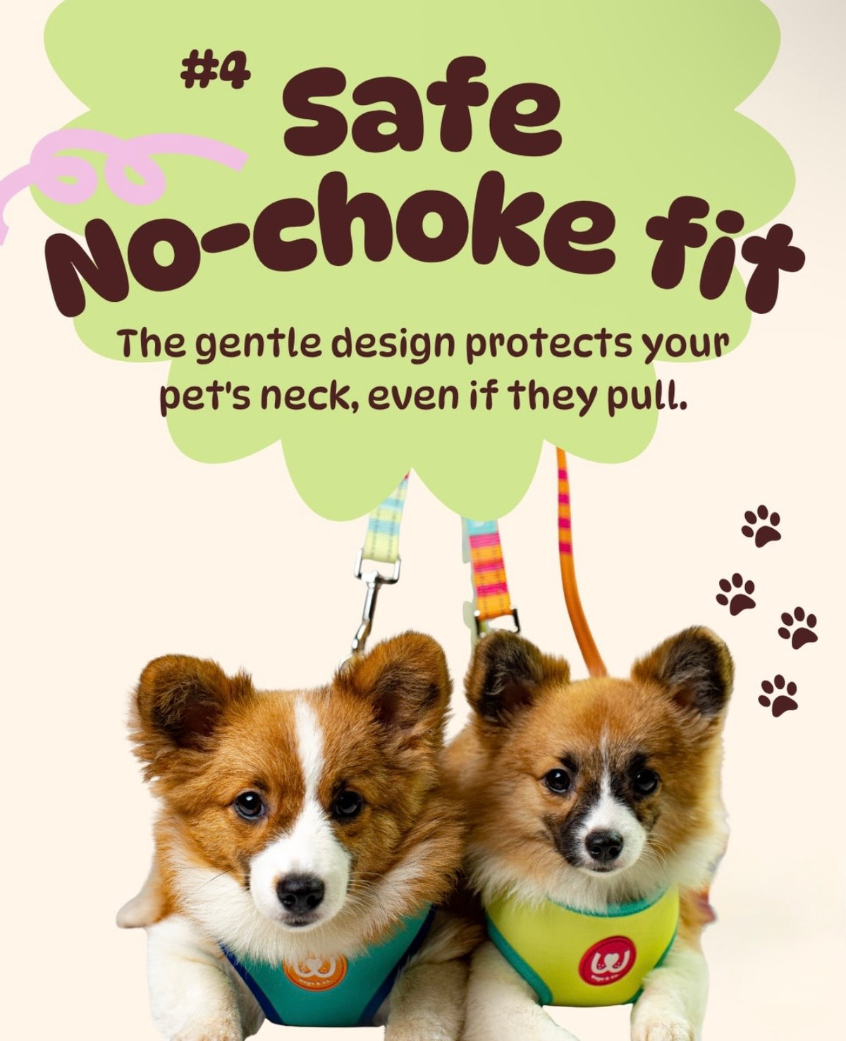 Wags & Co - The Smart Set (Cloud Tag Harness + Easy Shift Leash)