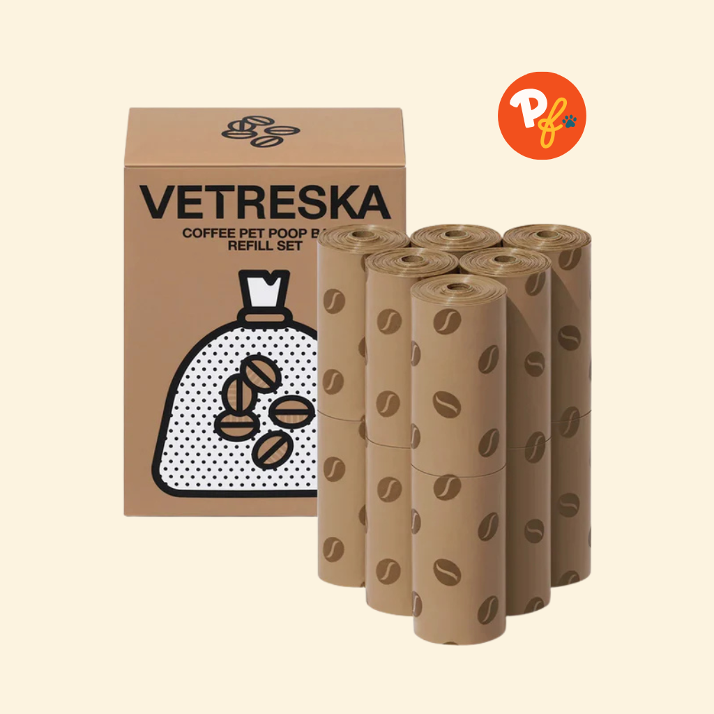 Vetreska - Coffee Scented Poop Bags (12 Rolls)