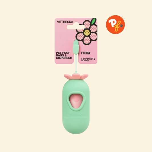 Vetreska - Flora Scented Poop Bag Dispenser (with 1 Roll)