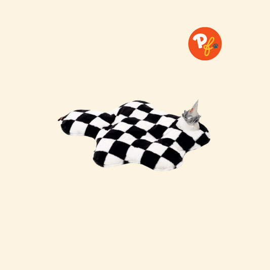 Mewoo - Checkered Pet Cushion