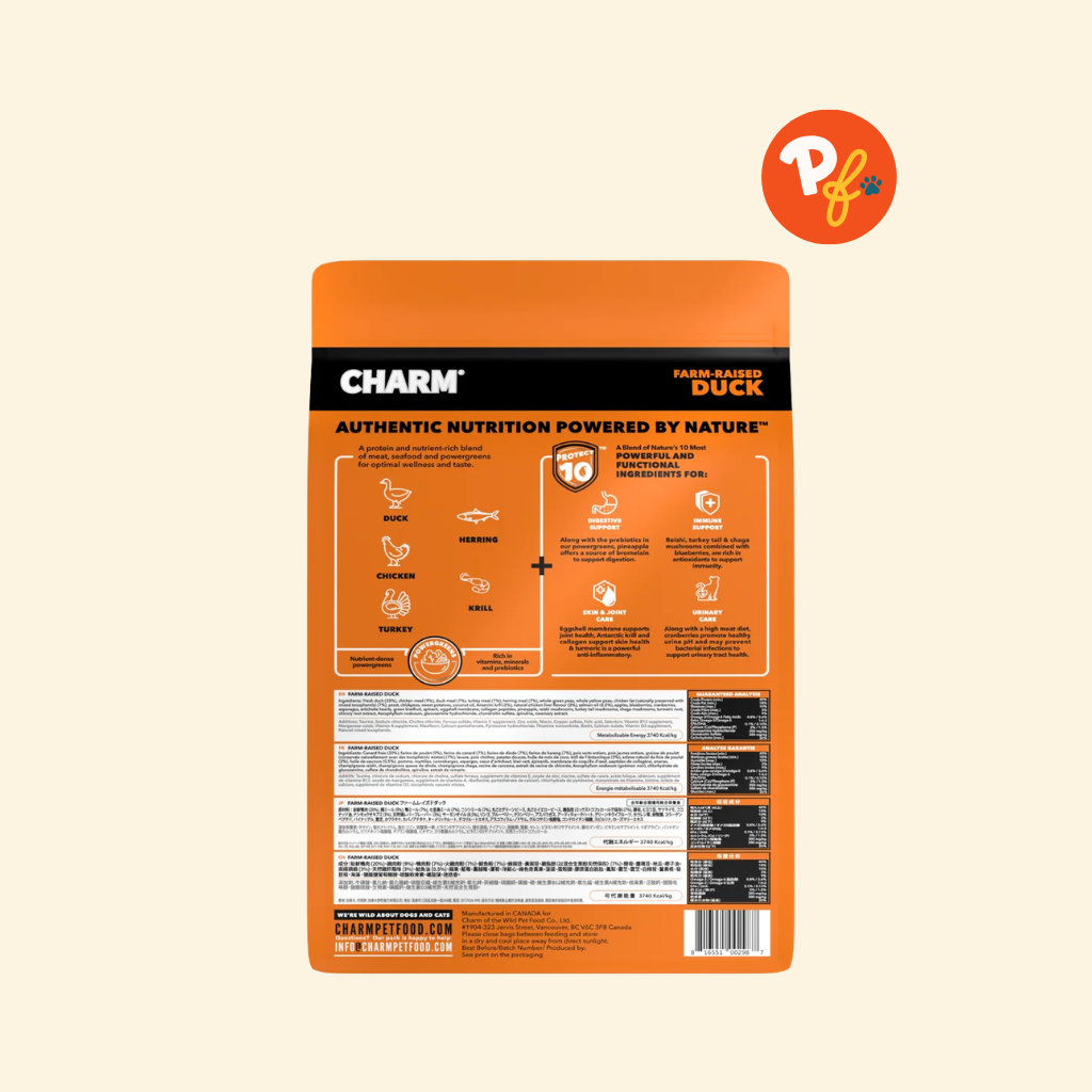 Charm - Farmraised Duck F9 340g