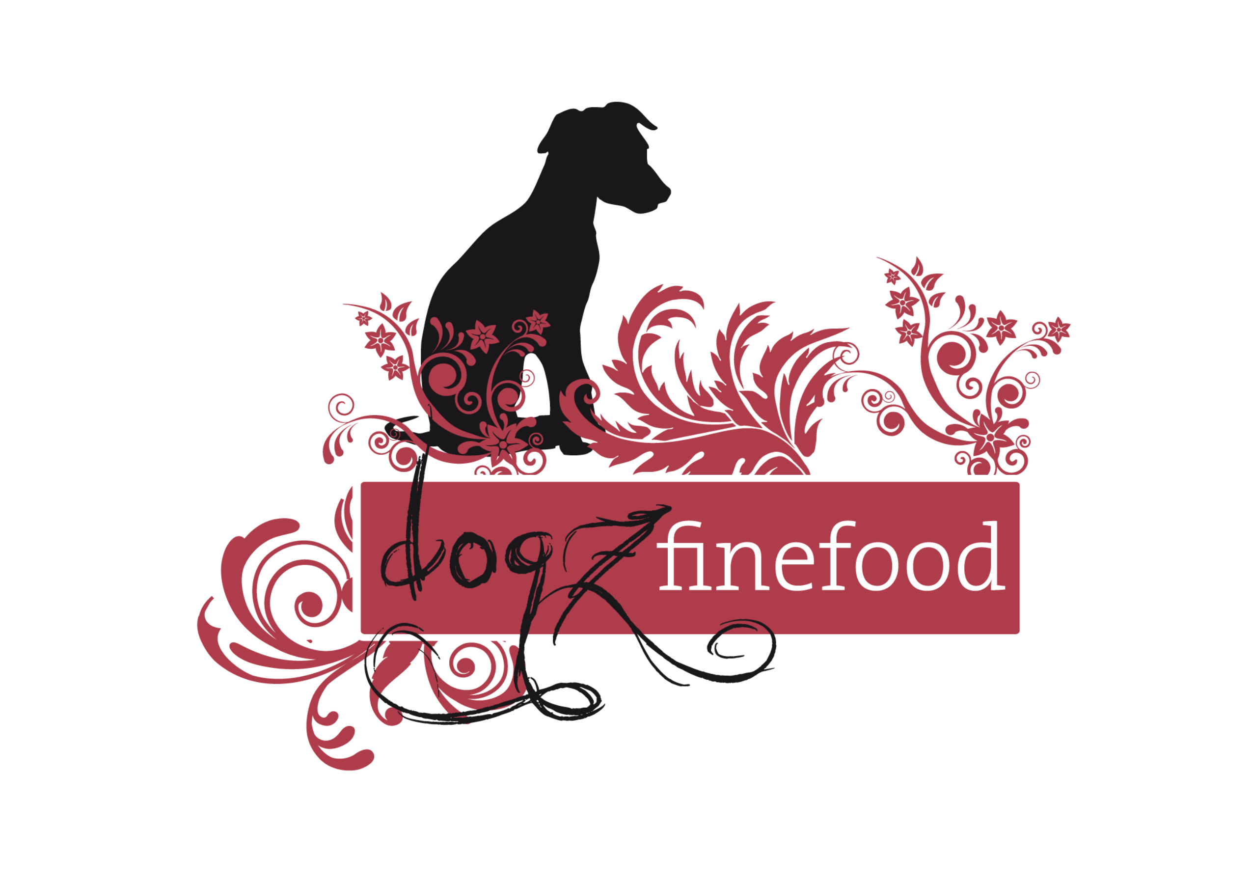 Dogz Finefood logo. Dogz Finefood products now available on Pet Friendly's online website pet supply store