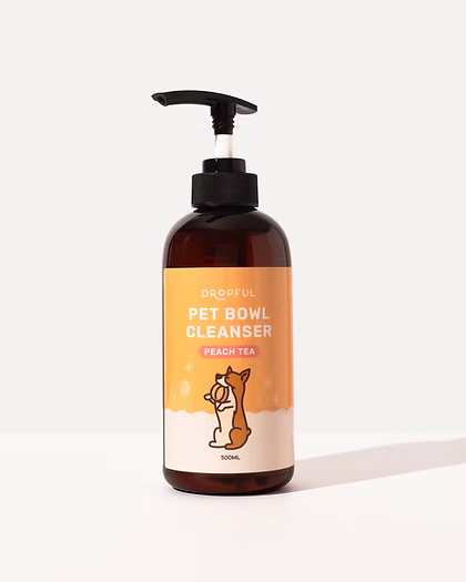 Dropful Pet Bowl Cleanser in Peach Tea