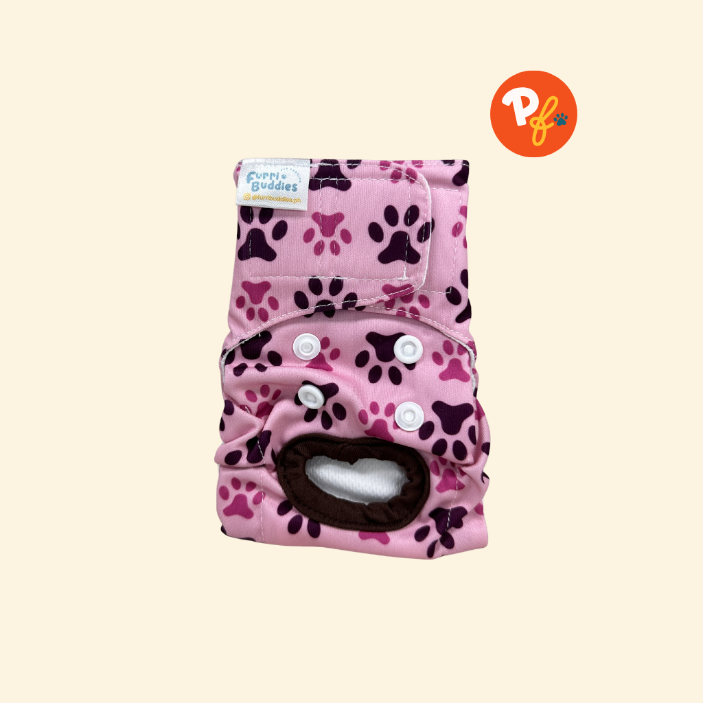 Furri Buddies - Pink Paws Female Wrap