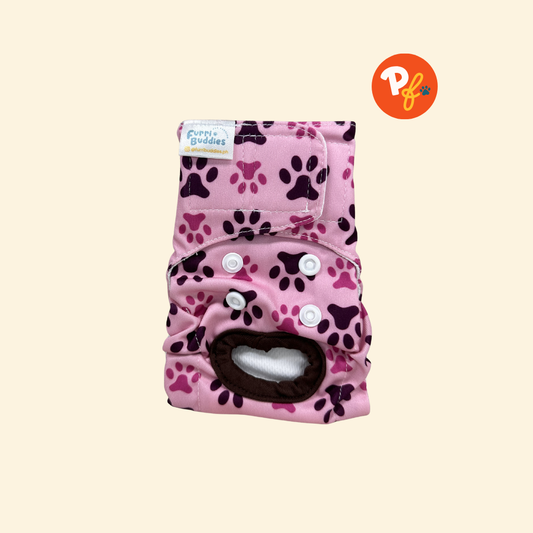 Furri Buddies - Pink Paws Female Wrap