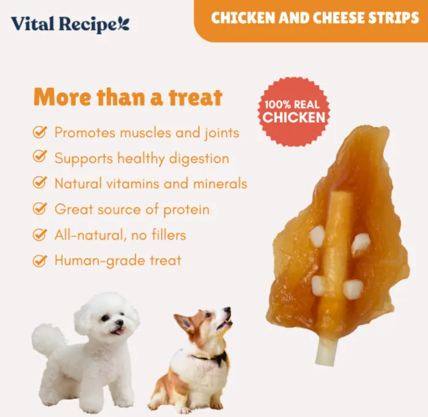 Vital Recipe Chicken and Cheese Strips