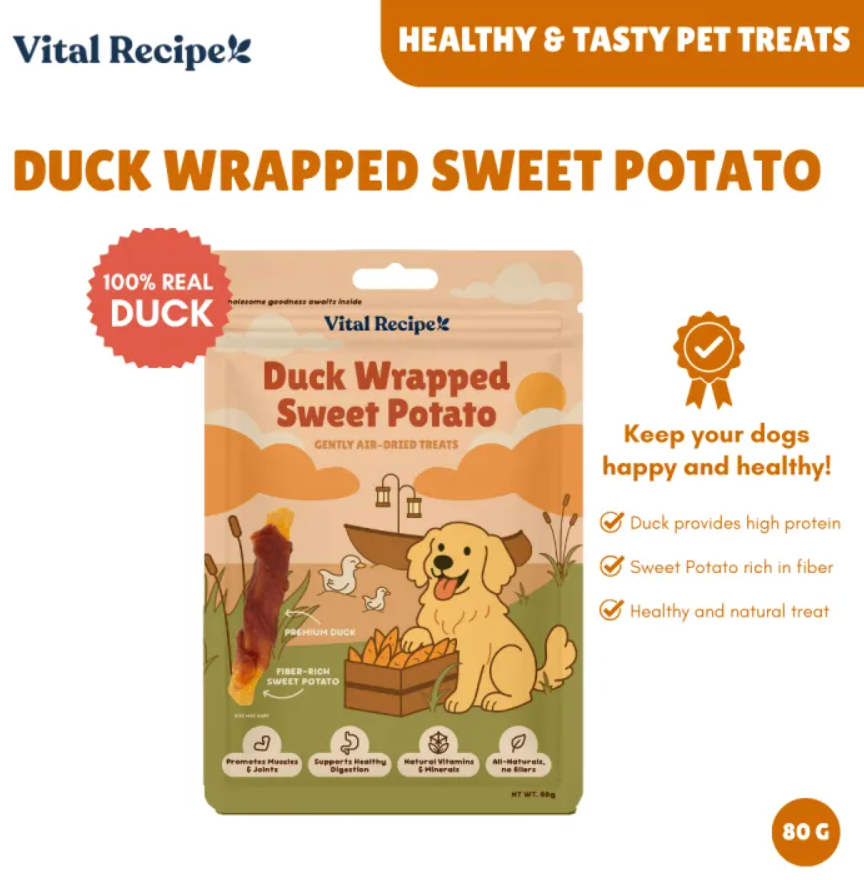 Vital Recipe Duck Wrapped Sweet Potato