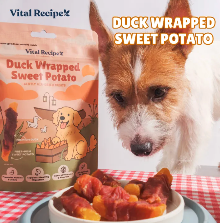 Vital Recipe Duck Wrapped Sweet Potato