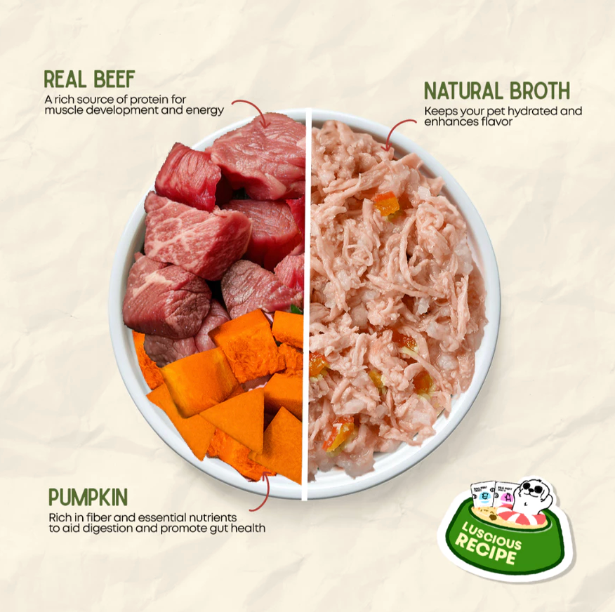 Luscious - Wet Food Pouch (Beef)