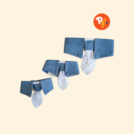The GoodPal - Tie Bib Blue