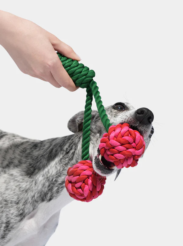 VETRESKA Cherry Knot Rope Toy