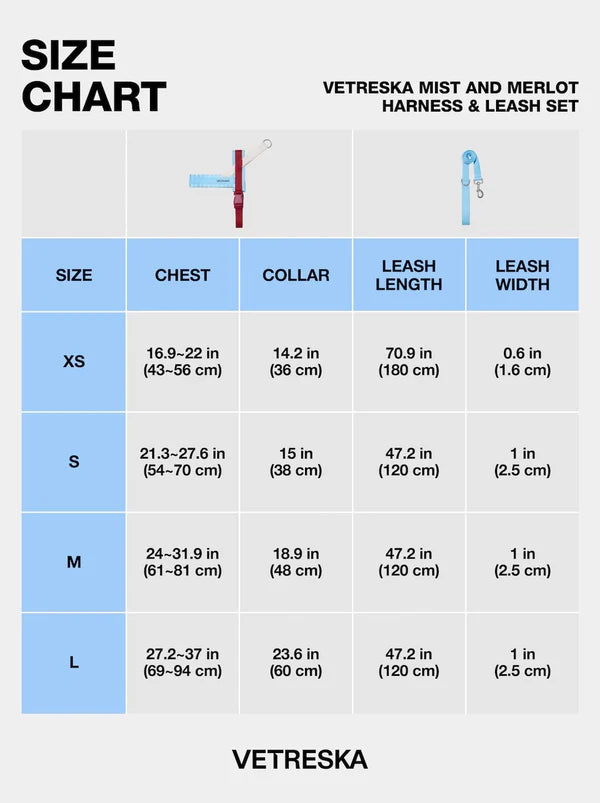 Vetreska - Mist & Merlot Walkset