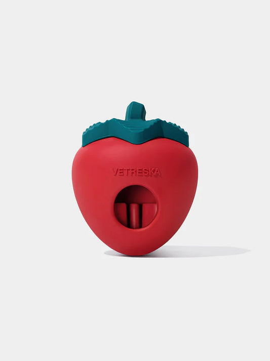 VETRESKA Strawberry Pet Treat Dispensing Toy