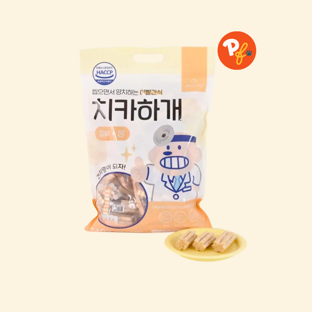 Zero Labs Chikahagae Dental Chews Eyes (Yellow) Gut & Skin