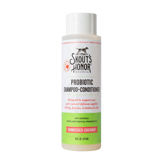 Skout's Honor Probiotic Shampoo and Conditioner Sunkissed Coconut