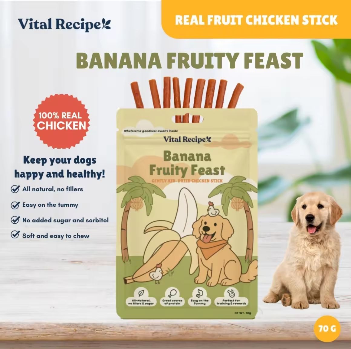 Vital Recipe - Banana Fruity Feast