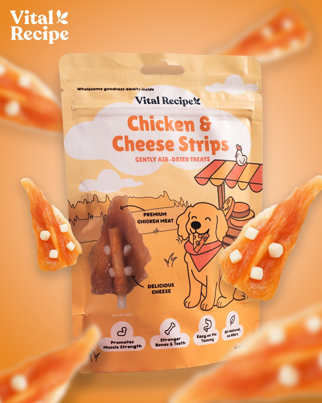 Vital Recipe Chicken and Cheese Strips