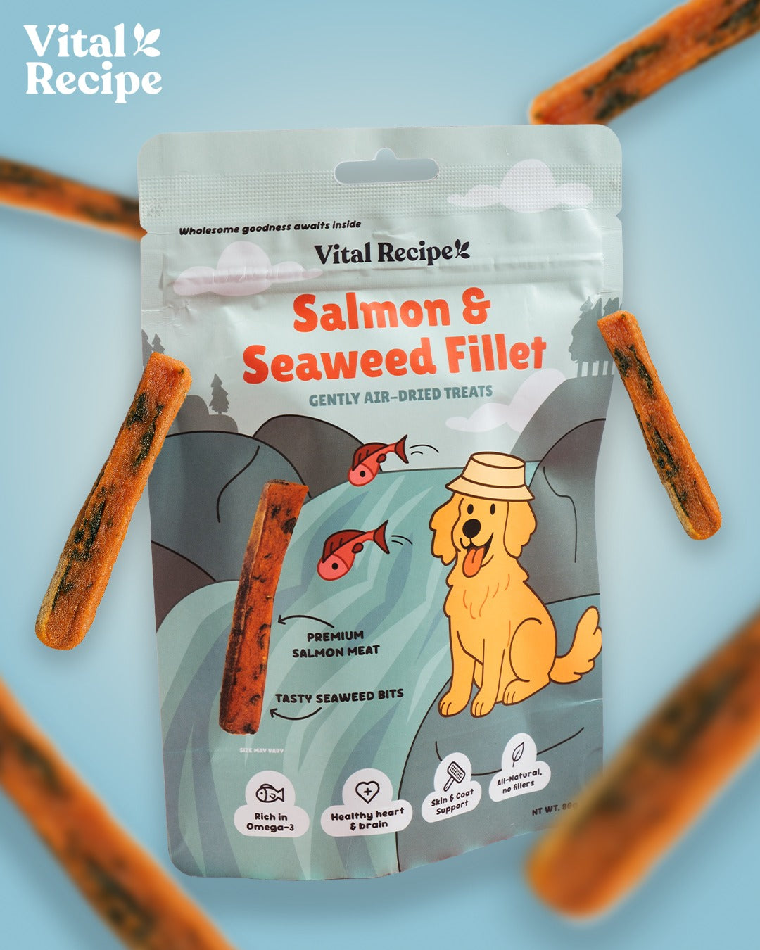 Vital Recipe Salmon and Seaweed Fillet